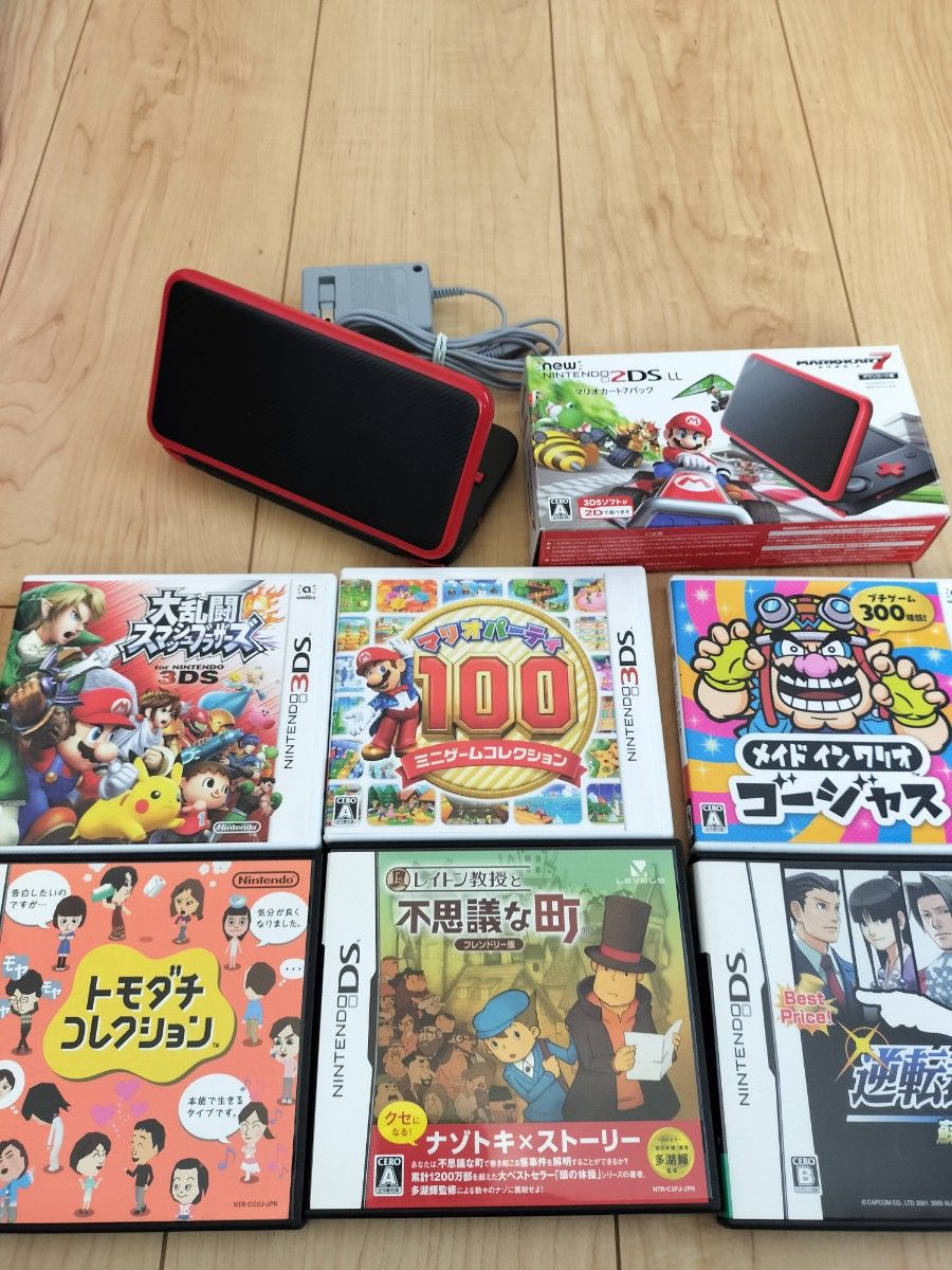 New ニンテンドー2DS LL 本体 Nintendo マリオカート7パック 赤 New ニンテンドー2DS LL 本体 Nintendo マリオカート7パック 赤