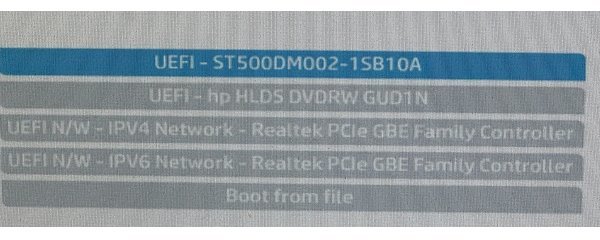 「岐阜発送」23113037　HP　ProDesk 400 G5 SFF　CPU i3-8100/メモリ 4GB/HDD 500GB　BIOS起動確認済　中古現状品_画像4