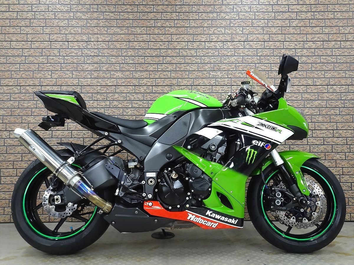 ★セール対象の為最終値下げ出品!!★ZX-10R★人気のE型★車検付きで即納車可!!★マフラー装着済みで高回転まで爽快なサウンド!★超激安!!★_画像2