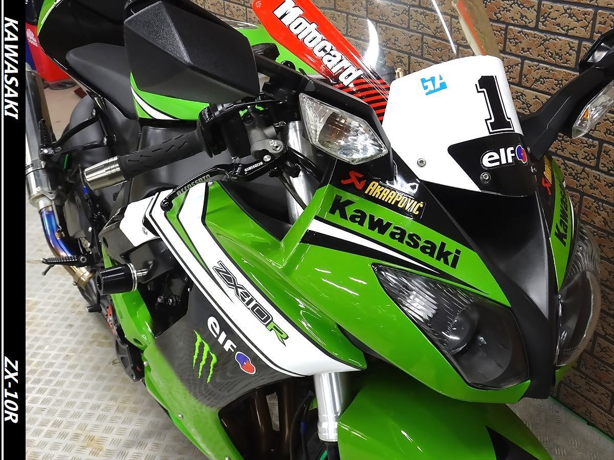 ★セール対象の為最終値下げ出品!!★ZX-10R★人気のE型★車検付きで即納車可!!★マフラー装着済みで高回転まで爽快なサウンド!★超激安!!★_画像1