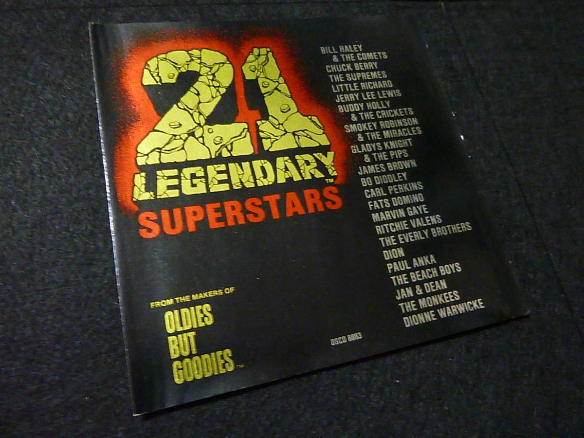 オールディーズ オムニバス Various - 21 Legendary Superstars Oldies But Goodies／1987／US／検：VA Classic Oldies_画像1