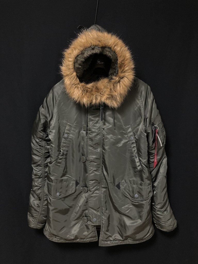 ◆ALPHA INDUSTRIES アルファ フライトジャケット 20094-76 N-3B（JAPN SPEC:細め) n3b L_画像1