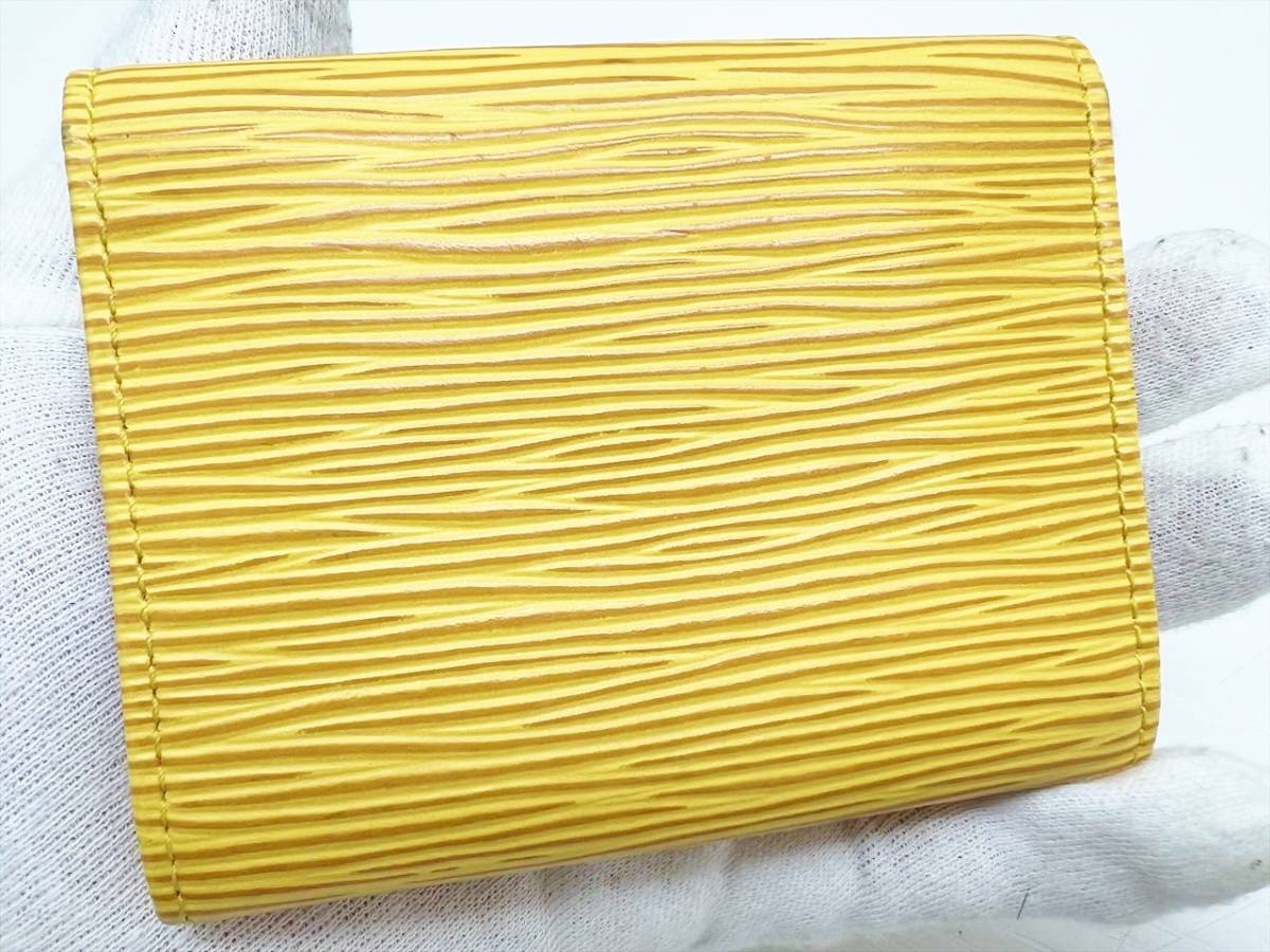 美品 Louis Vuitton ルイヴィトン エピ ポルトモネ サーンプル コインケース タッシリイエロー M63419 美品 Louis Vuitton ルイヴィトン エピ ポルトモネ サーンプル コインケース タッシリイエロー M63419