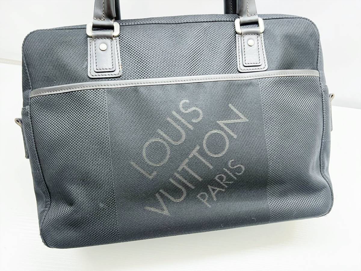 良好品　Louis Vuitton　ルイヴィトン　ダミエジェアン　ヤック　 ビジネスバッグ　ブリーフケース　ストラップ欠品　M93082_画像2