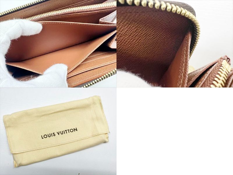 使用感なし　美品　Louis Vuitton　ルイヴィトン　モノグラム　ジッピーウォレット　ラウンド長財布　カード8枚　PVC　 M60017