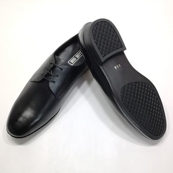 CL310 メンズ 本革 ビジネスシューズ 30.0cm ブラック ドレスシューズ フォーマルシューズ プレーントゥ 外羽根 革靴 紳士靴 黒