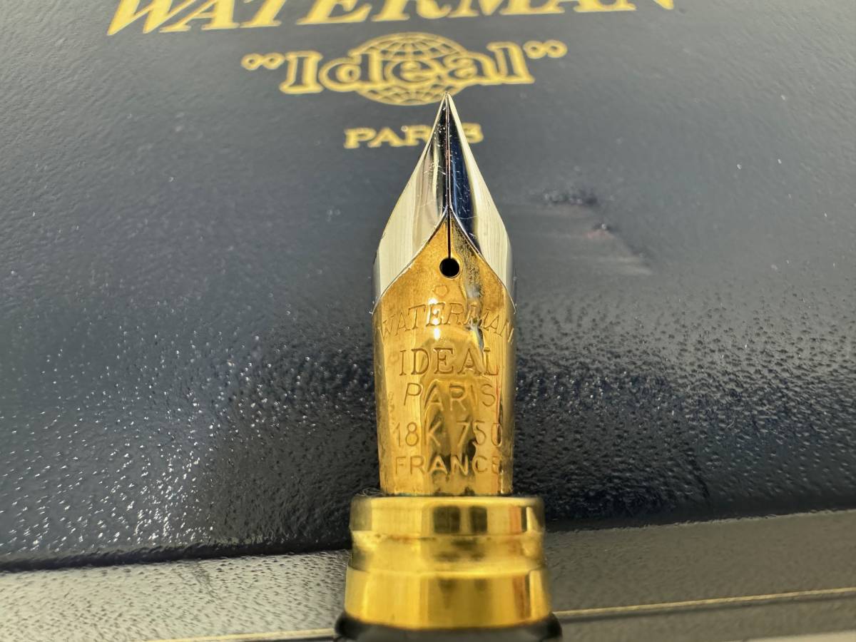 10925■WATERMAN　万年筆　ウォーターマン　IDEAL　18K　750　EF_画像6