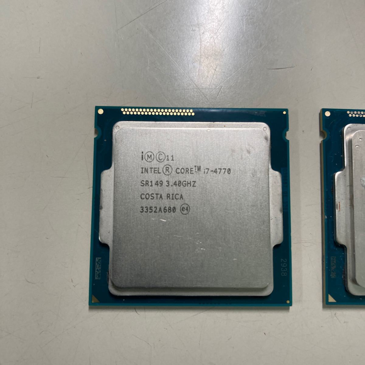 中古】Intel CPU i7-4770 インテル Core 2枚セット(Core i7)｜売買され