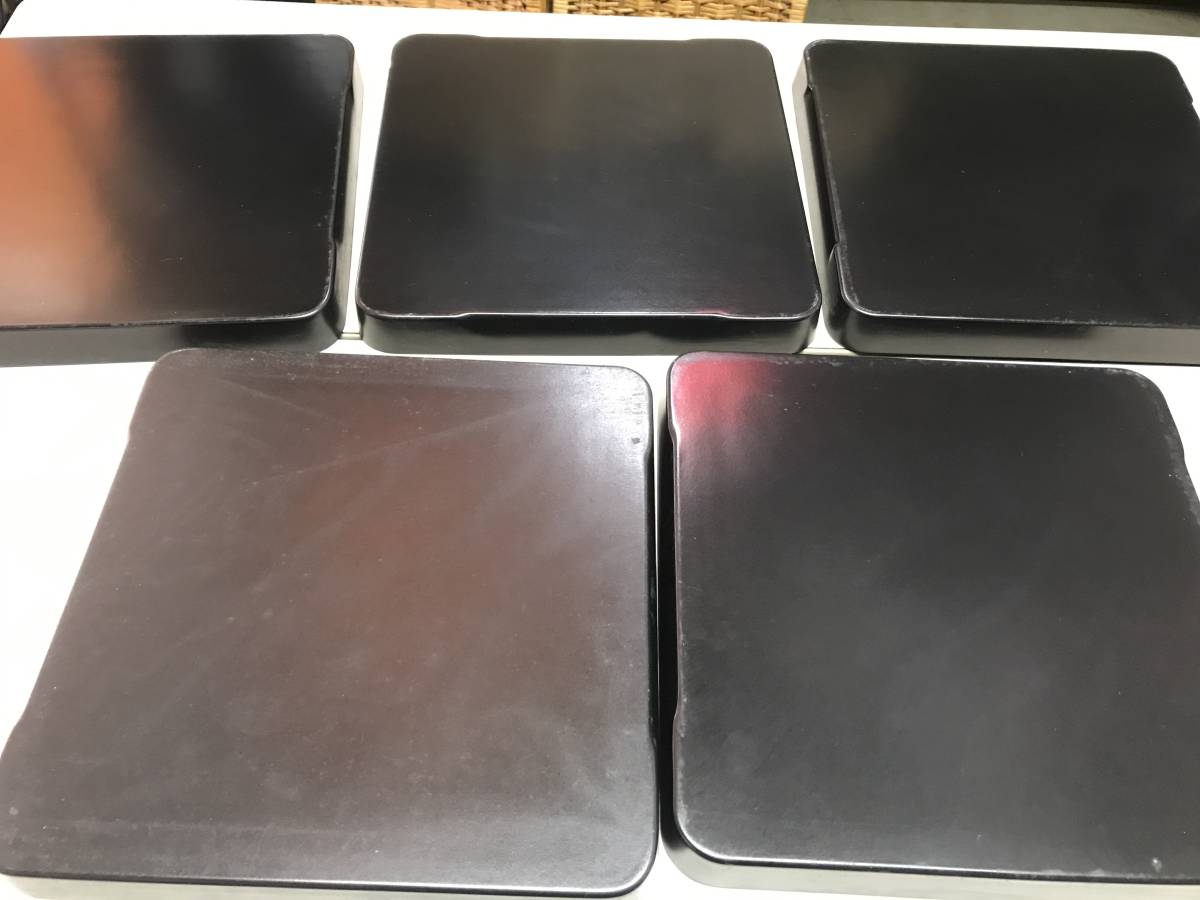 YS2031* unused storage goods high class seat serving tray .. seat serving tray angle tray special selection high class lacquer ware 5 sheets entering 1 case approximately 36cm× approximately 36cm× approximately 4cm ECM./100