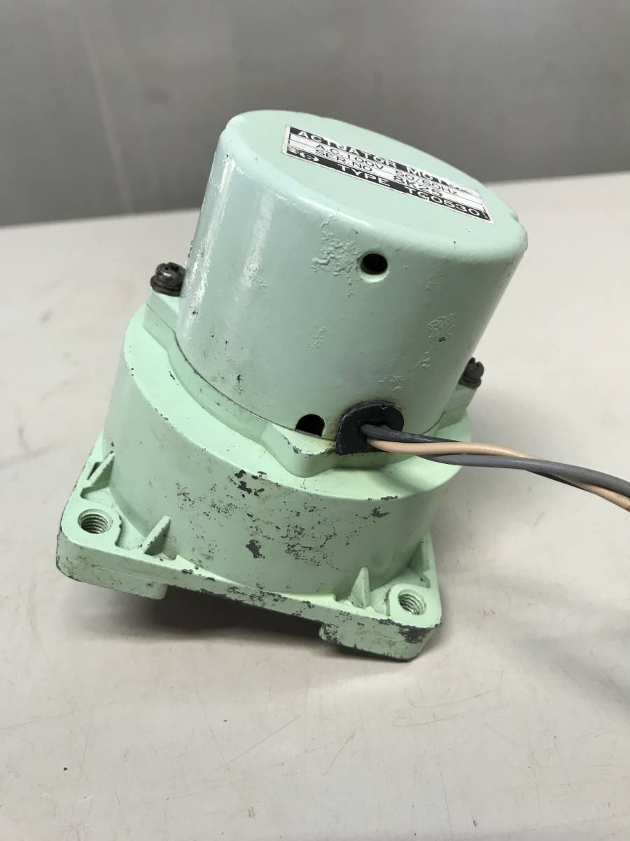 ◎ヤYS3147★アクチュエーターモーター　ACTUATOR MOTOR AC100V 50/60Hz TYPE TC0530 ホシザキ製氷機　部品_画像2