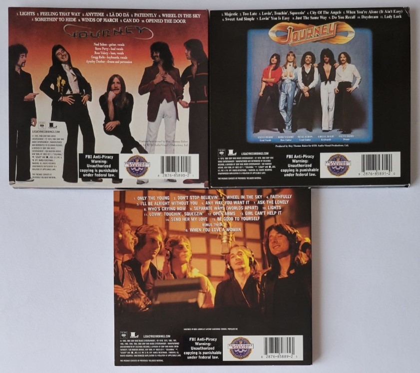 JOURNEY CD3枚 INFINITY EVOLUTION GREATEST HITS 2006 DIGIPAK REISSUE ジャーニー リマスター STEVE PERRY NEAL SCHON WHEEL IN THE SKY_画像3