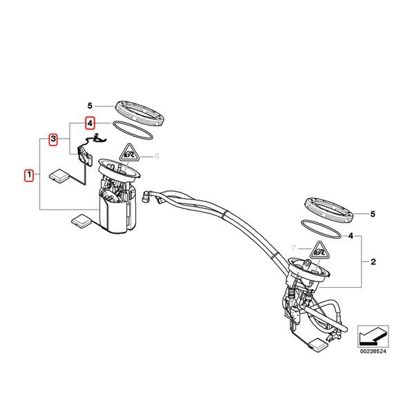 BMW E90 E91 E92 E87 E88 X1/E84 燃料ポンプ/フューエルポンプ 16147197075 新品 即日発送_BMW 燃料ポンプ/フューエルポンプ