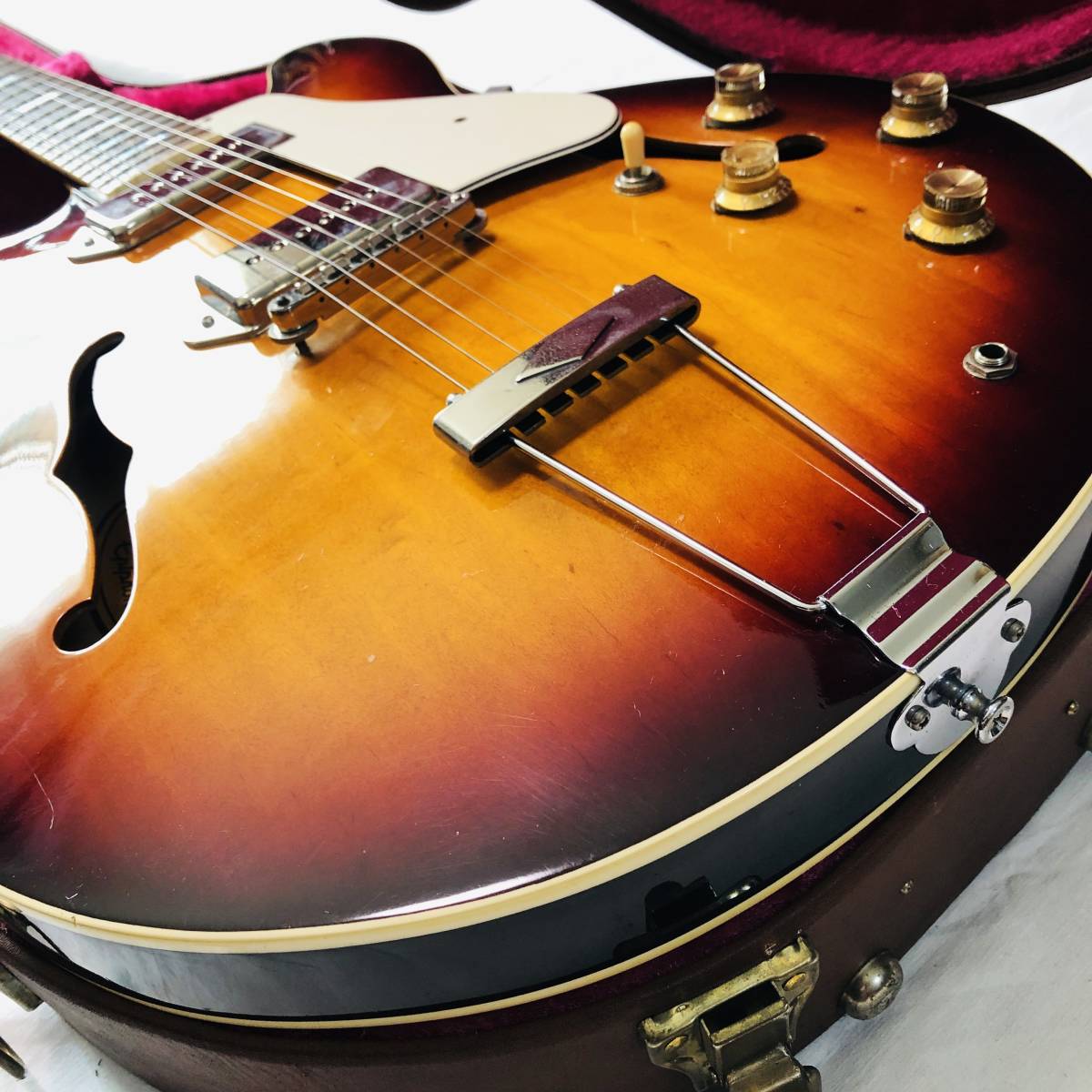 Epiphone CASINO 1991年製 エピフォン カジノ 寺田楽器 オレンジラベル 5桁 Beatles ビートルズ Japan_画像5