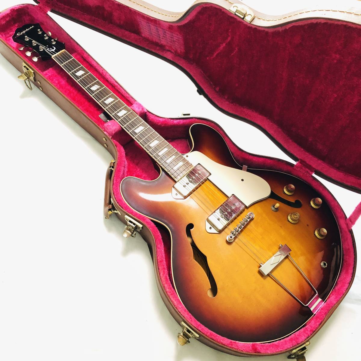 Epiphone CASINO 1991年製 エピフォン カジノ 寺田楽器 オレンジラベル 5桁 Beatles ビートルズ Japan_画像1