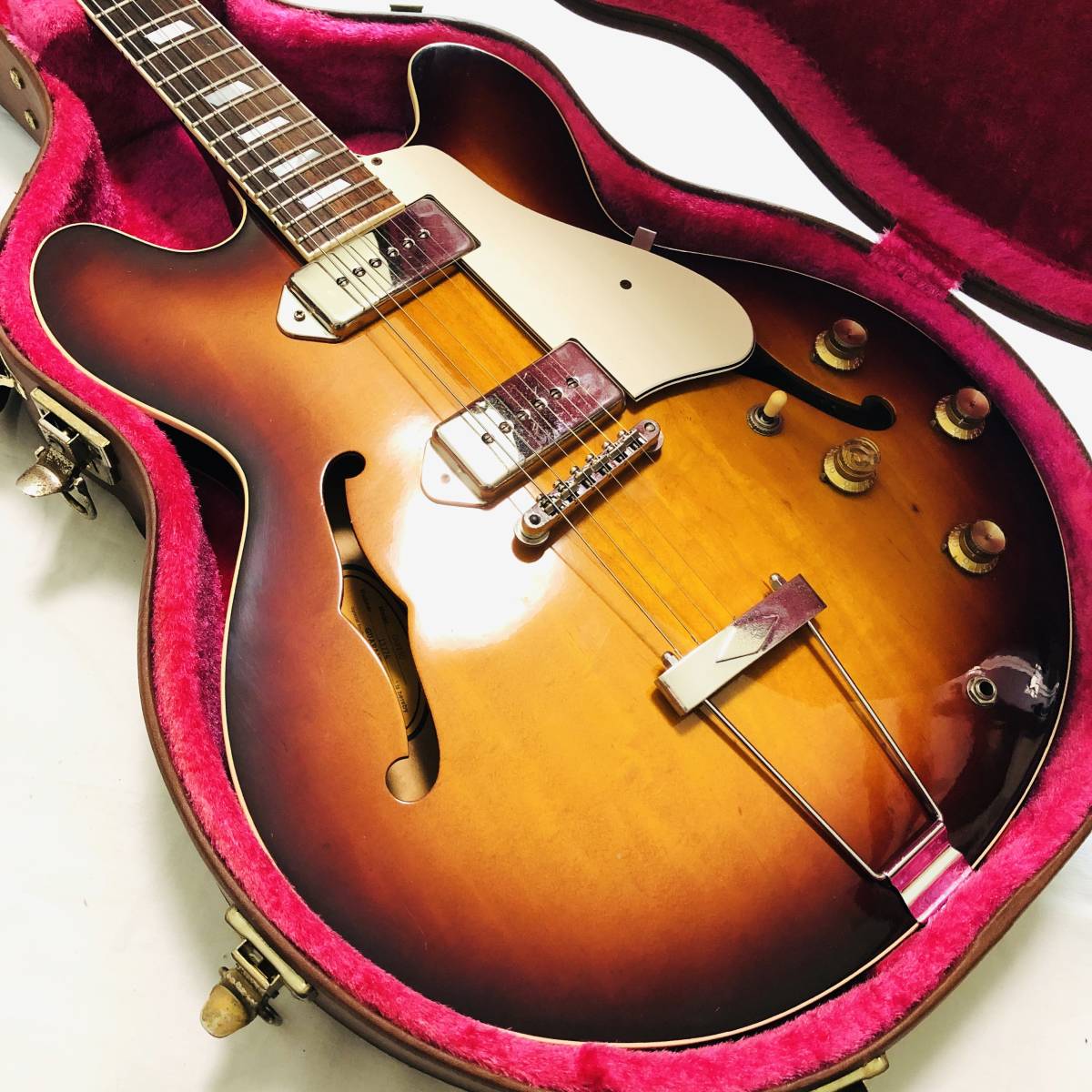 Epiphone CASINO 1991年製 エピフォン カジノ 寺田楽器 オレンジラベル 5桁 Beatles ビートルズ Japan_画像3