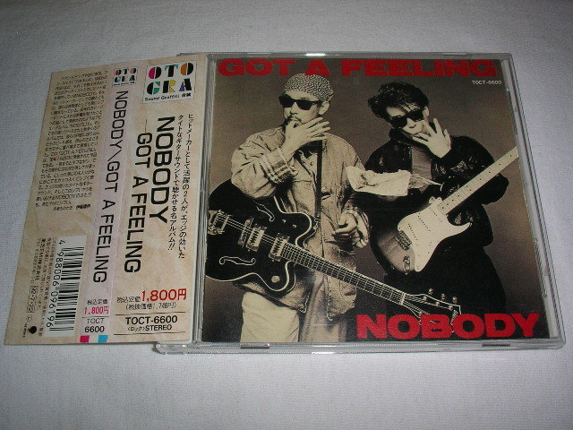 【TOCT-6600】 NOBODY / GOT A FEELING 帯付き_画像1