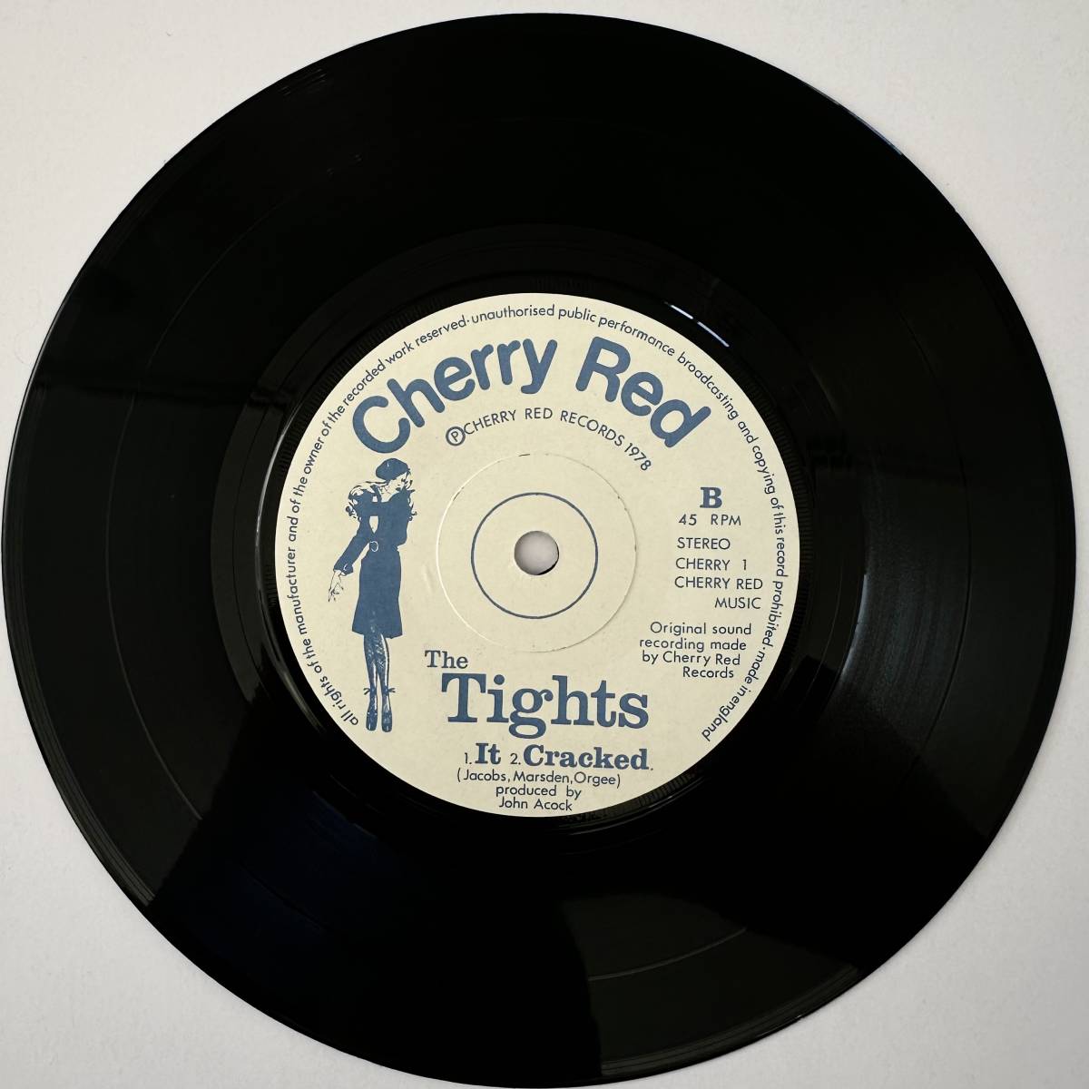 THE TIGHTS - Bad Hearts 7" メガレア 1978 オリジナル 70's UK PUNK ROCK KBD パンク天国 パンク図鑑_画像4