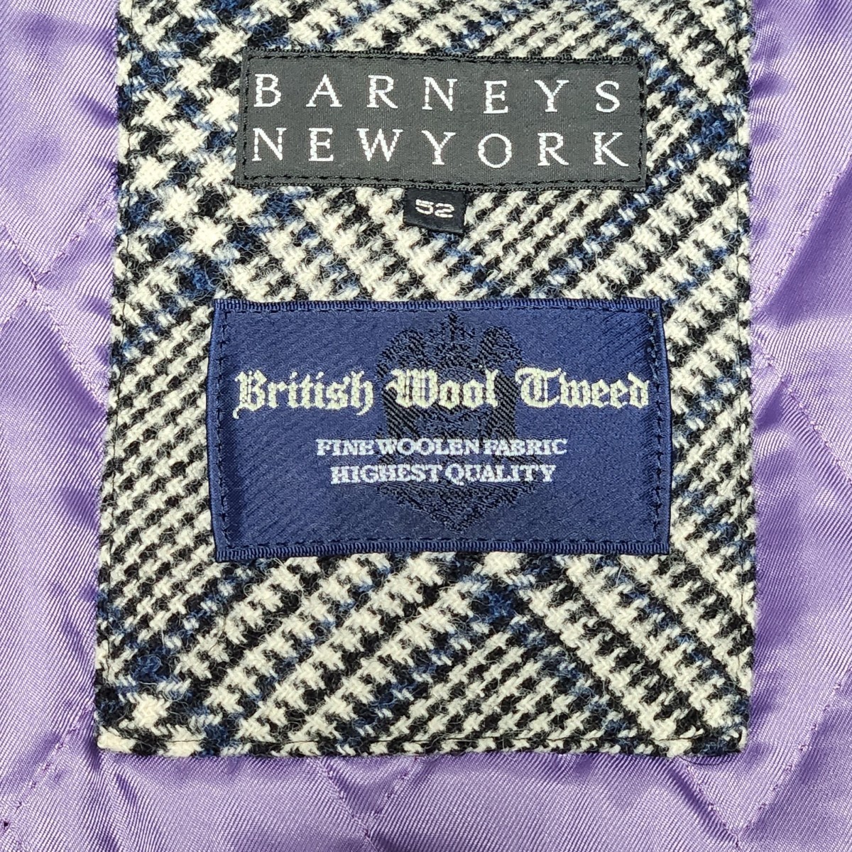 【希少XL】バーニーズニューヨーク BARNEYS NEW YORK トレンチコート キルティング ライナー 2way ベルト ベルテッド ブラック 黒 メンズ_画像8