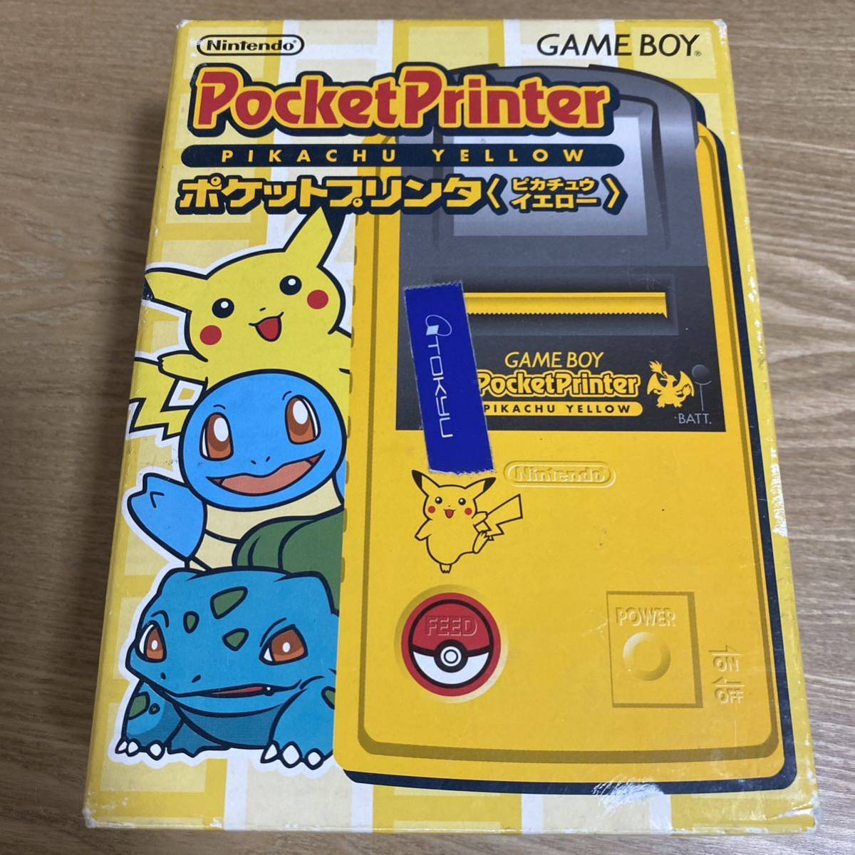 ポケットプリンタ　ピカチュウイエロー　ゲームボーイ 任天堂 ピカチュウ ポケットモンスター　ポケモン　game boy nintendo_画像1