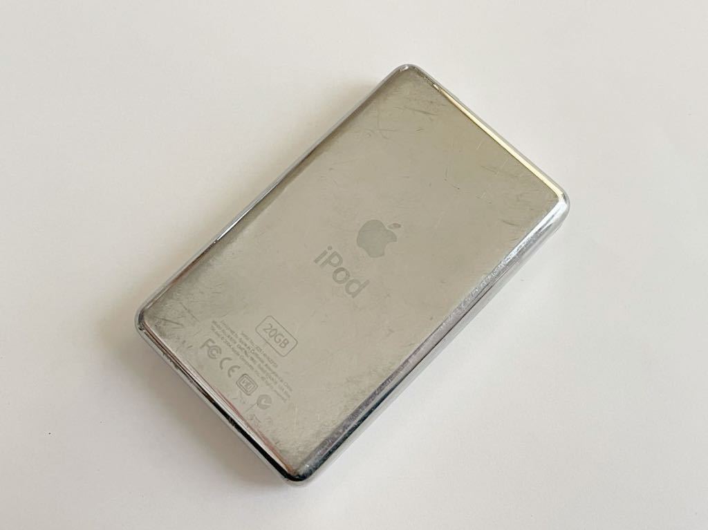 【ジャンク】iPod classic 第4世代 A1059 20GB 動作未確認　現状渡し　本体のみ_画像2
