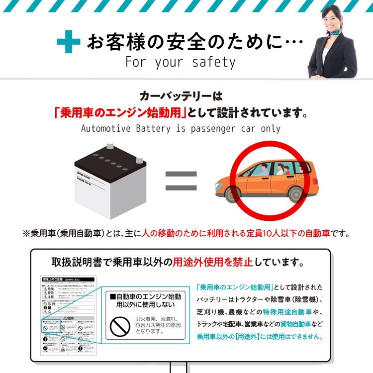 メーカー安心サポート アイドリングストップ バッテリーカオス N-M65R/A4 送料・代引手数料無料 返品交換不可 2～4日で出荷予定(土日祝除く_画像4