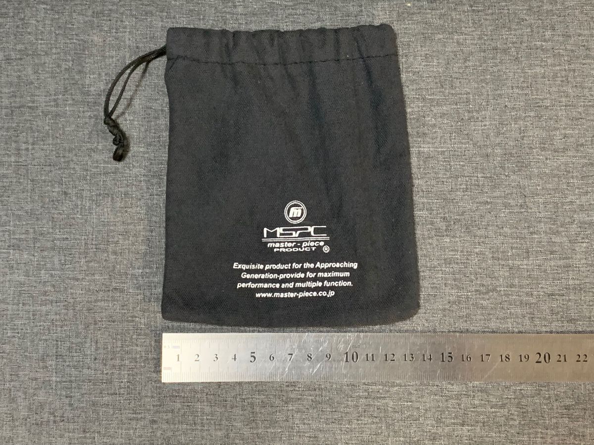 マスターピース MSPC 巾着袋  保存袋　メンズ
