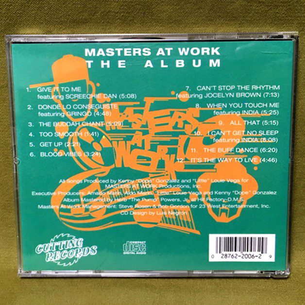 【送料無料】 Masters At Work - The Album 【CD】 Kenny Dope Gonzalez Little Louie Vega Jocelyn Brown Cutting Records - CD-2006_画像2