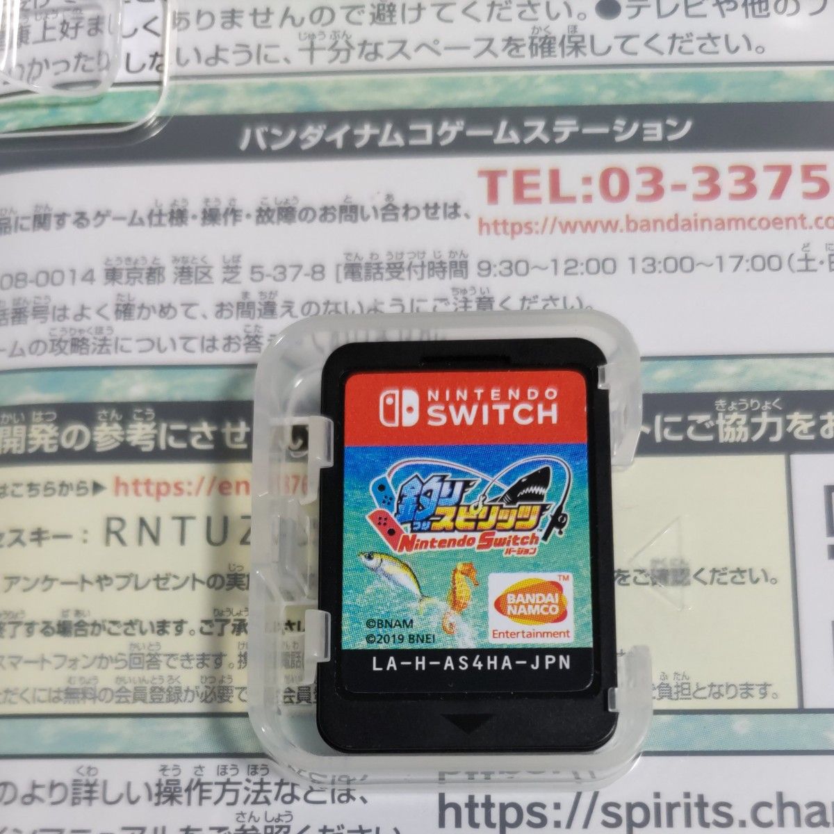 ニンテンドースイッチ　釣りスピリッツ Nintendo Switchバージョン