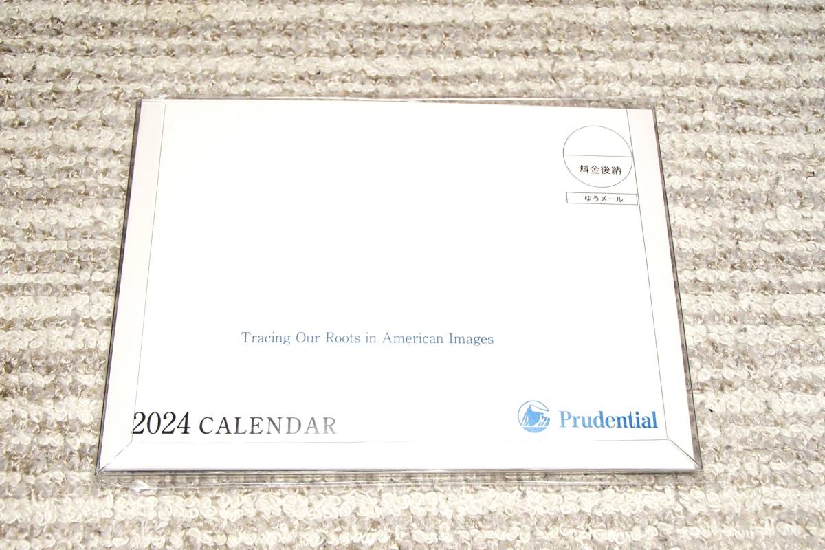 ★2024年　プルデンシャル生命　卓上カレンダー 　書き込みができる　シンプル　ポストカードサイズ_画像3