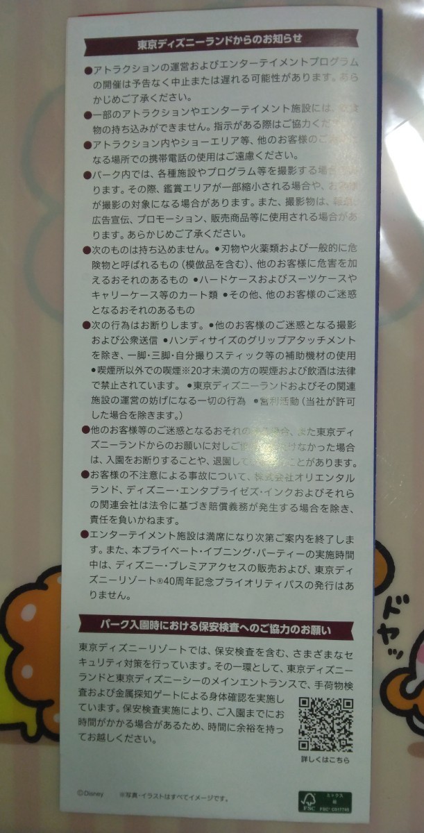 即決あり☆東京ディズニーランド プライベート イブニング パーティー チケット ペア 貸切 ディズニー キッコーマン _画像2