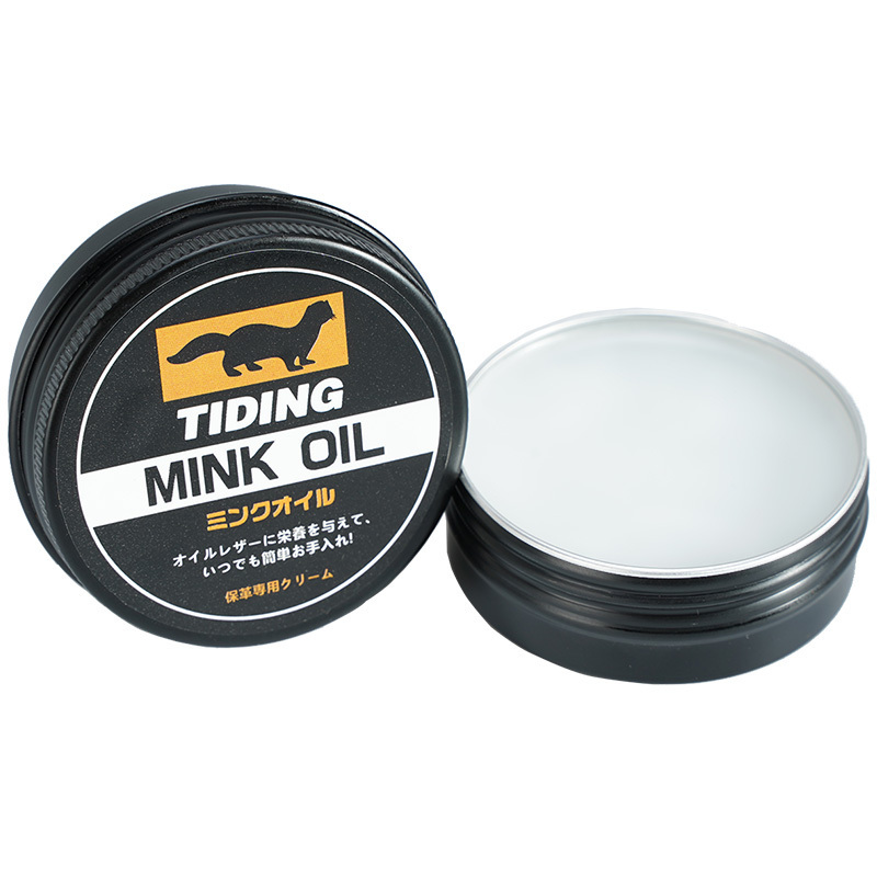 TIDING ミンクオイル MINK OIL レザーケア 保革クリーム 防水 保革剤 30ml_画像1