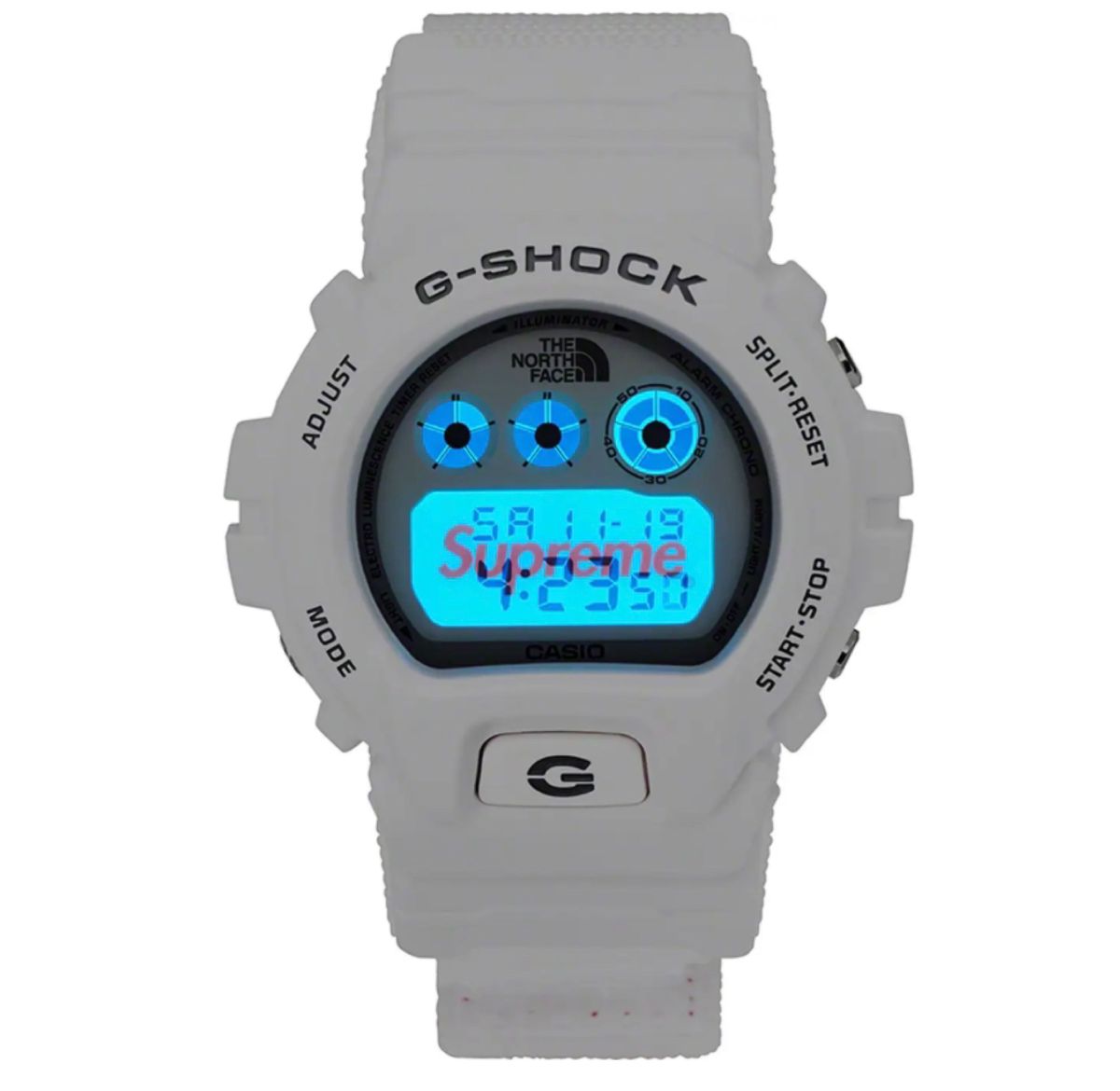 【おまけあり】Supreme The North Face G-SHOCK Watch white