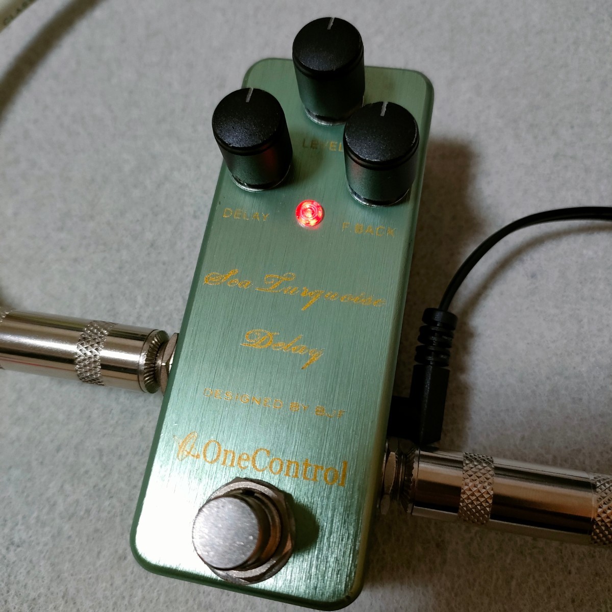 【送料無料/即決】 One Control ( ワンコントロール )Sea Turquoise Delay ワンコン ディレイ　　　　　　　　0022E_画像2