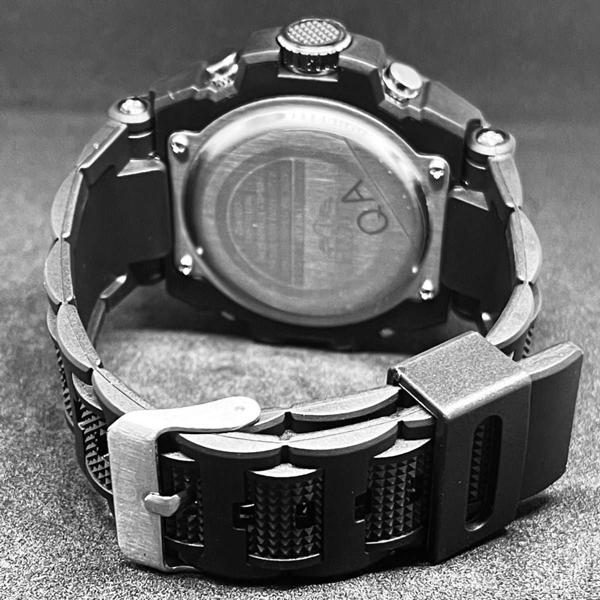 新品 LIGE スポーツデュアルウォッチ 50m防水腕時計 メンズ腕時計 ブラック ストップウォッチ _画像10