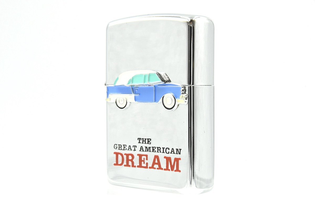 Zippo ジッポー THE GREAT AMERICAN DREAM グレートアメリカンドリーム 車 トリックピンズ オイルライター 喫煙具 箱 20781898_画像2