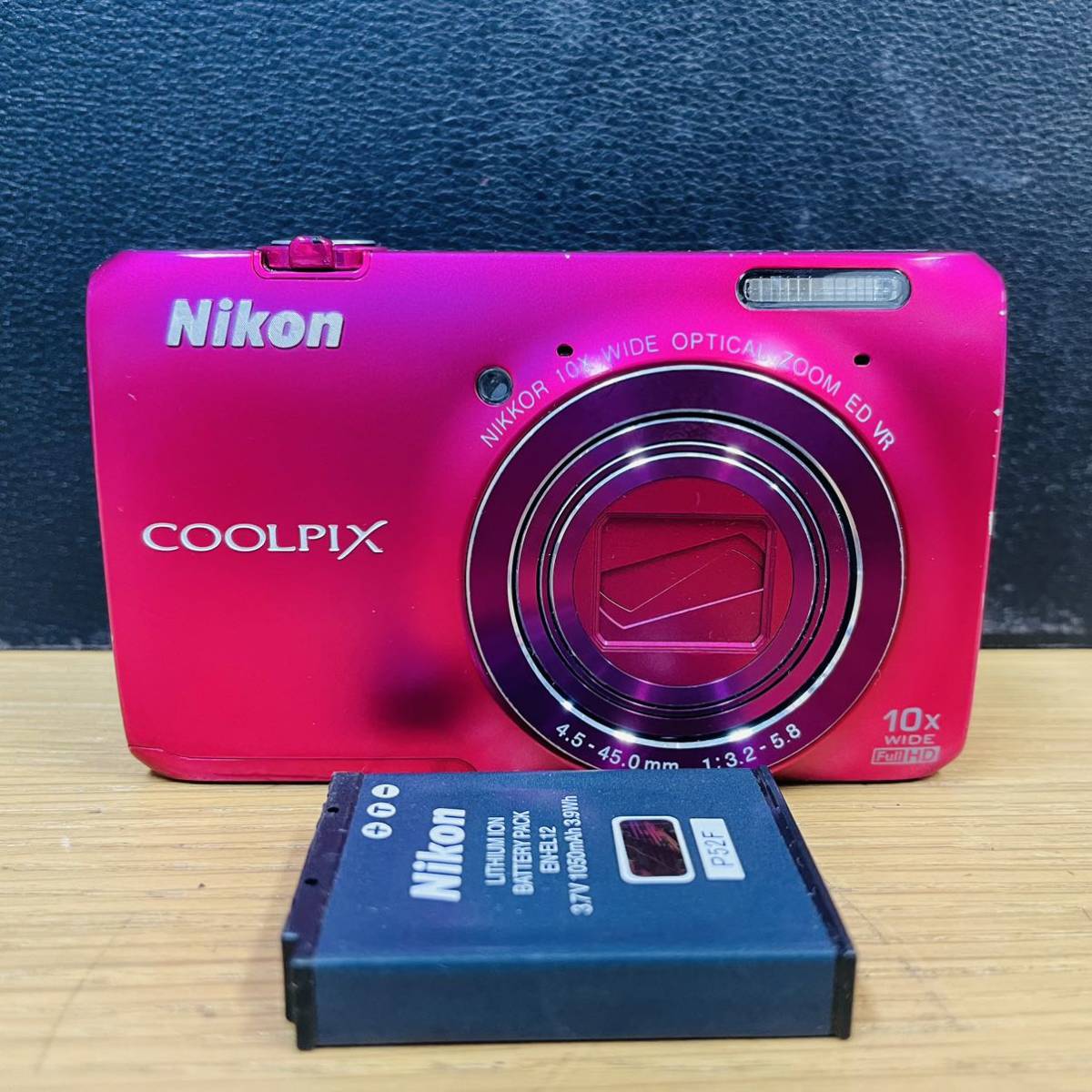 動作品 Nikon COOLPIX S6300 ピンク コンパクトデジタルカメラ NN8045_画像1