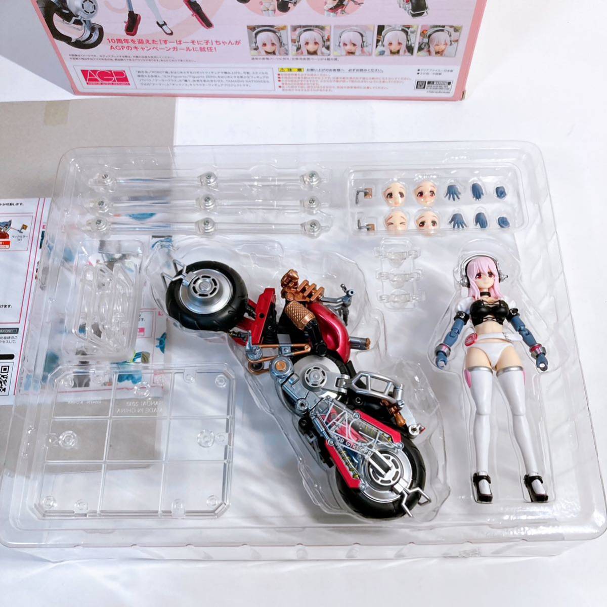  Bandai Super Sonico with.-.- bike Robot 10th Anniversary ver. [AGP super ...10th anniversary ver.]