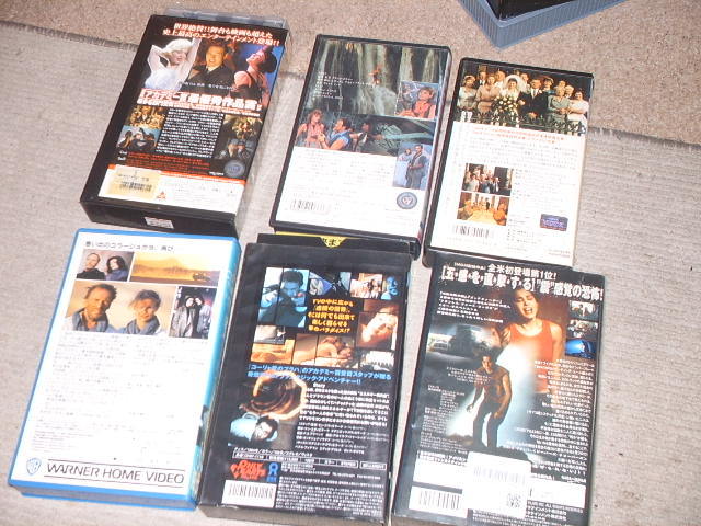  free shipping used Western films rental VHS videotape 6ps.@ together D
