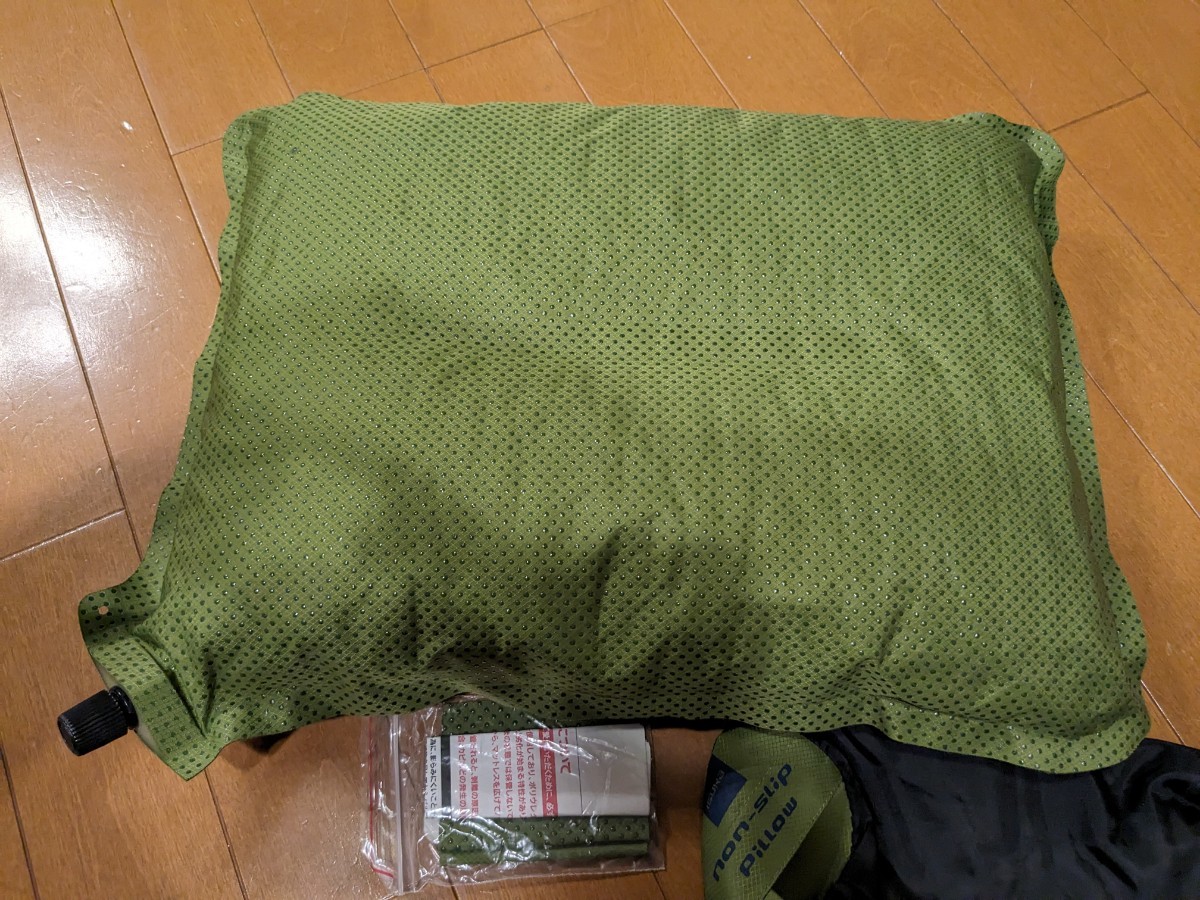 ★ISUKA イスカ nonslip pillow ノンスリップピロー キャンプ アウトドア 寝具 枕 エアピロー 防災★_画像2