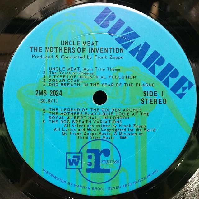 FRANK ZAPPA (& THE MOTHERS OF INVENTION) / UNCLE MEAT (US-ORIGINAL)の画像7