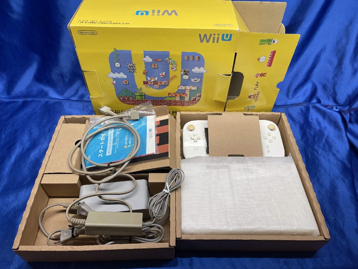ジャンク 動作未確認 任天堂 WiiU 本体 箱付き 3台（プレミアムセット　２台+マリオメーカー限定版　1台） セット　　K_画像3