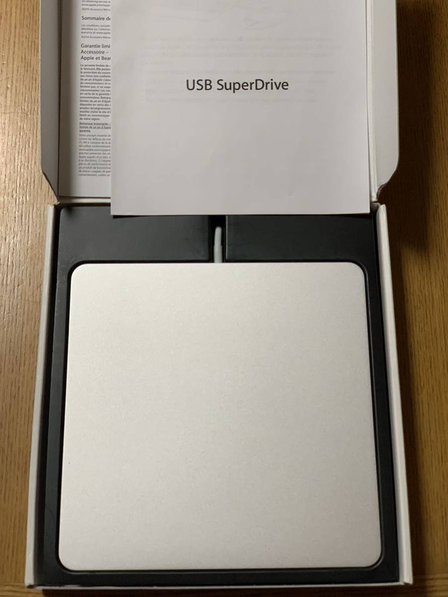 USB SuperDrive 外付けCD/DVDドライブ MD564ZM/A A1379_画像2
