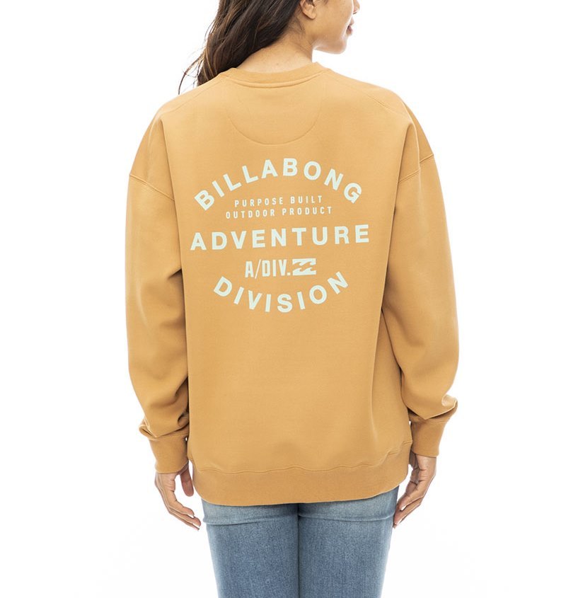 【SALE】 ★送料無料★2023秋冬 新品【BILLABONG/ビラボン】【A/Div.】 ADIV WARM SWEAT CREW 撥水トレーナー CML レディースL BD014-010