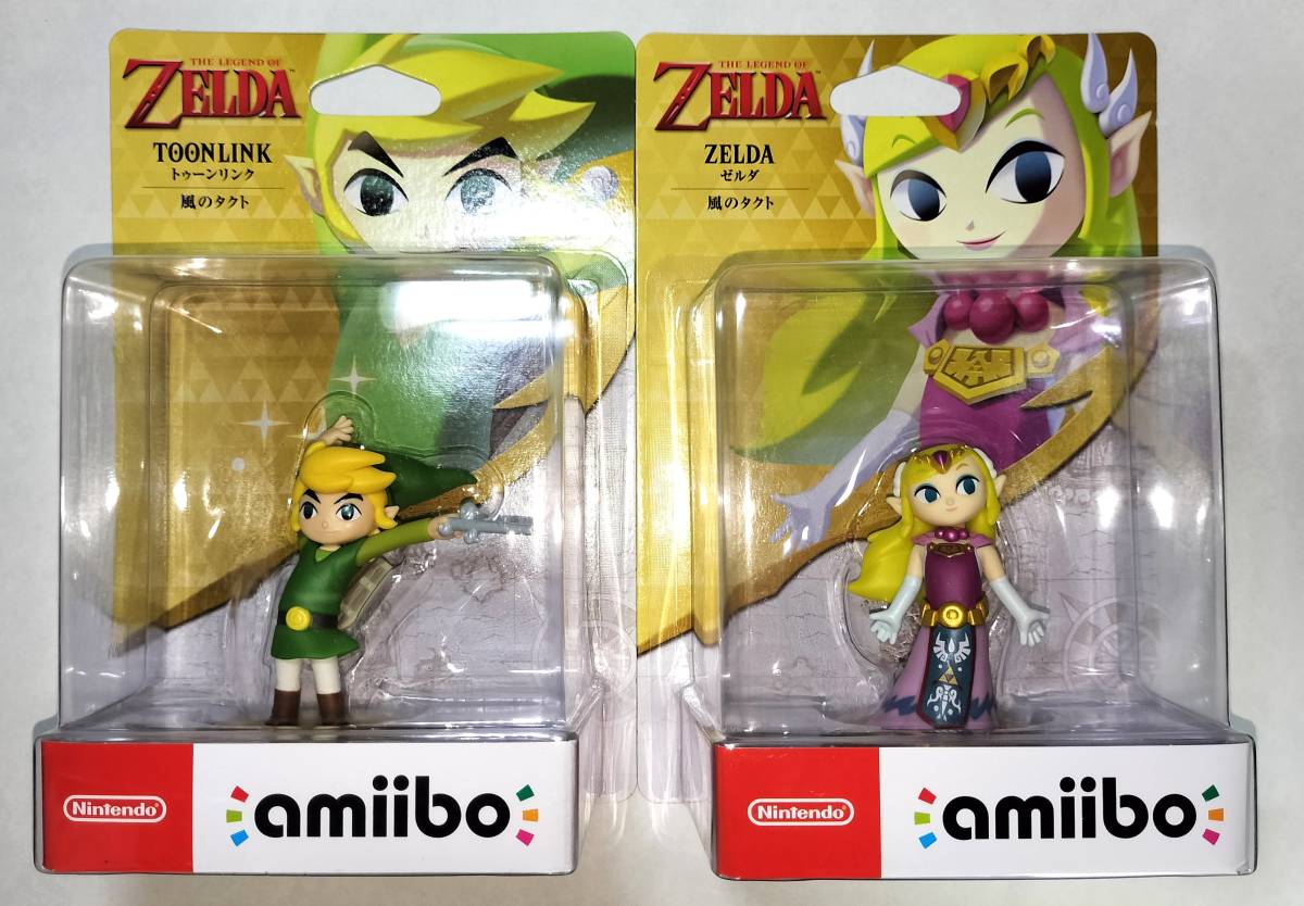 未開封新品 amiibo トゥーンリンク ゼルダ【風のタクト】ゼルダの伝説シリーズ ニンテンドースイッチ アミーボ 2体セット