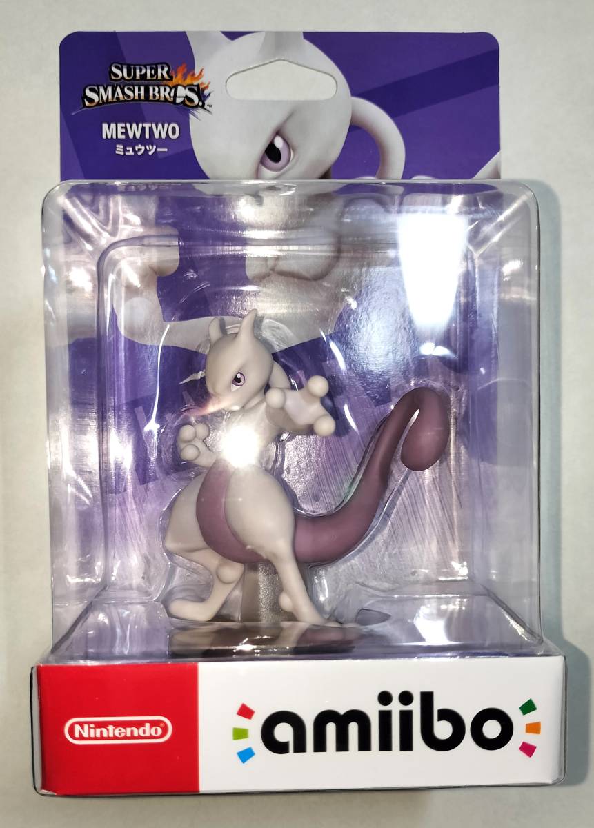 未開封新品 amiibo ミュウツー (大乱闘スマッシュブラザーズシリーズ) ポケットモンスター ニンテンドースイッチ アミーボ