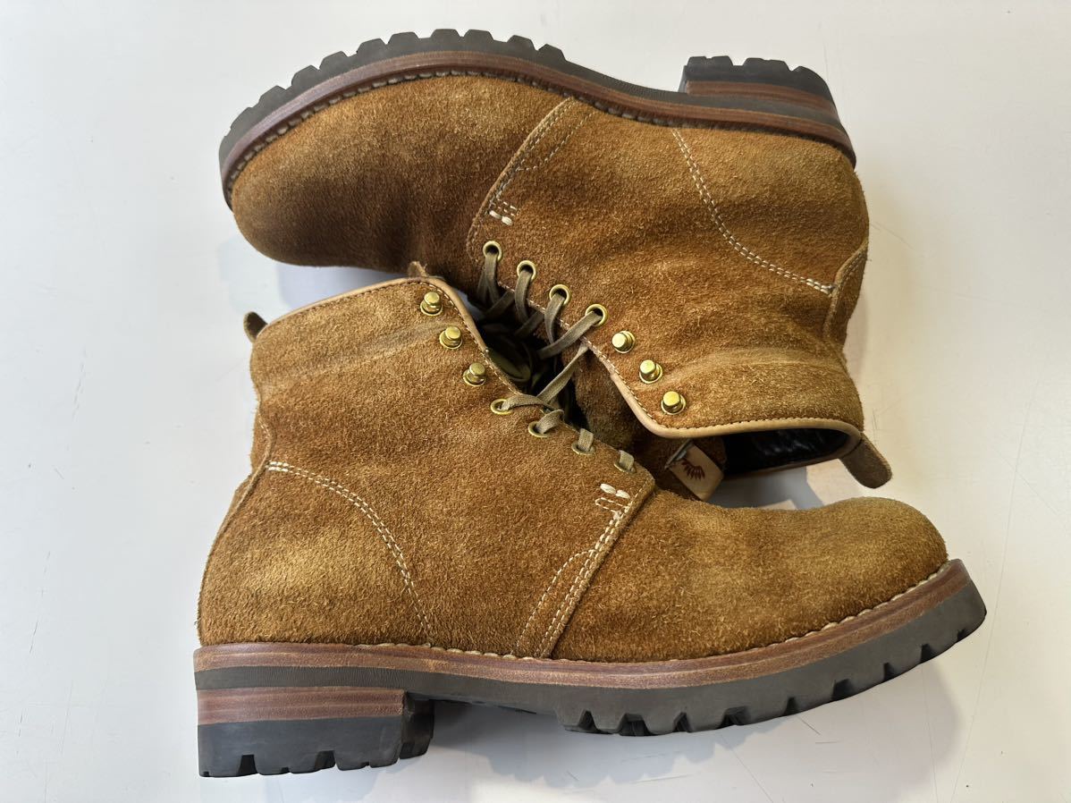 16aw visvim ZERMATT BOOTS-FOLK BROWN M10 美品_画像2