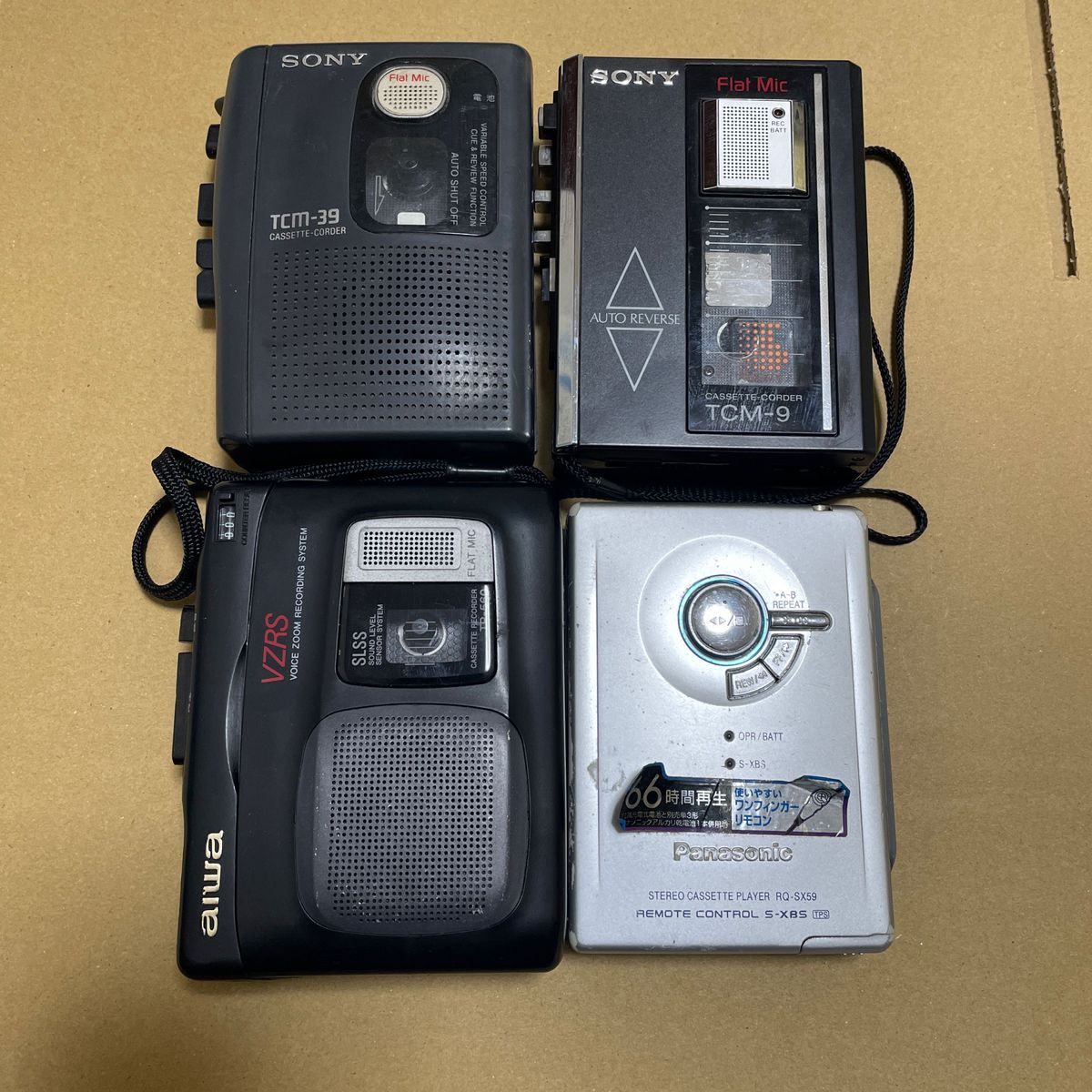 SONY TCM ソニー カセットレコーダー Panasonic カセットプレーヤー WALKMAN