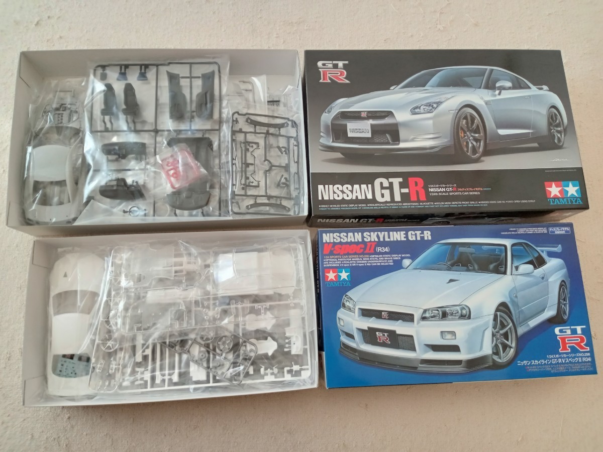 タミヤ・ハセガワ 1/24 日産Ｒ32・34・35GT-Ｒ ＆Ｒ35GT-Ｒエッチング・ホビーデザイン メタルロゴデカール_画像3