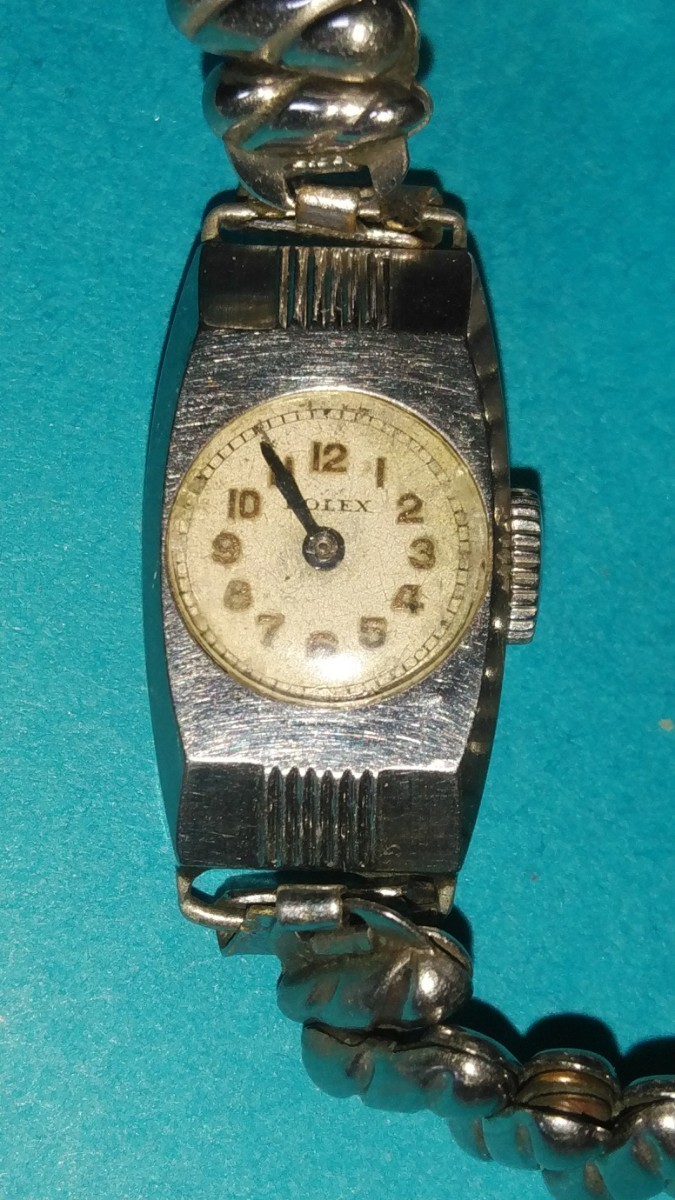 ROLEXアンティーク ロレックス レディ―ス 手巻き腕時計 　１９３０年代_画像1