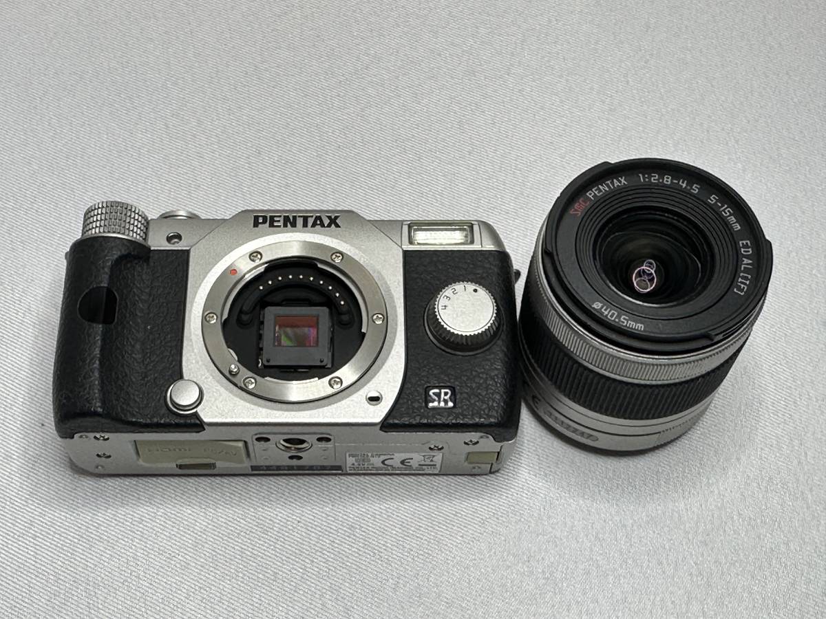 PENTAX Q10 ズームレンズキット （シルバー）　美品_画像2